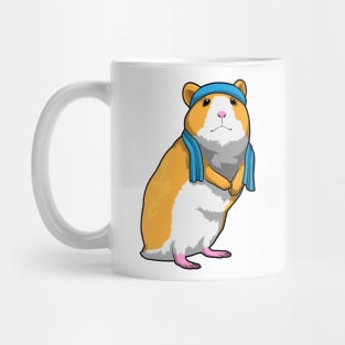 Hamster at Fitness with Towel Mug